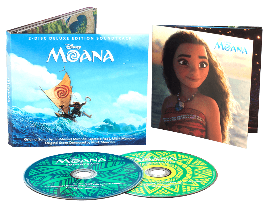 Moana Deluxe Soundtrack Album and CDs